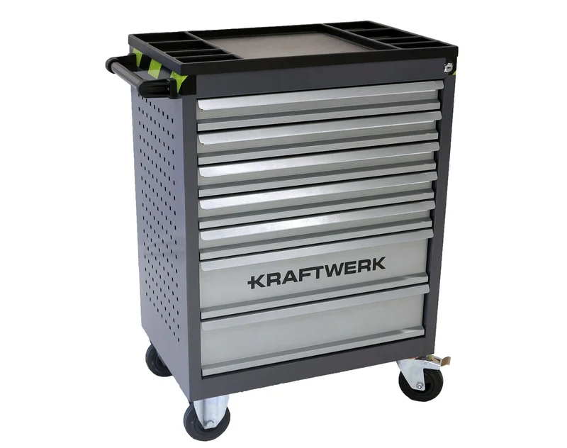 Kraftwerk VDE - Carrello da officina B117 completo, 94 pezzi per elettricisti, 102.117.400