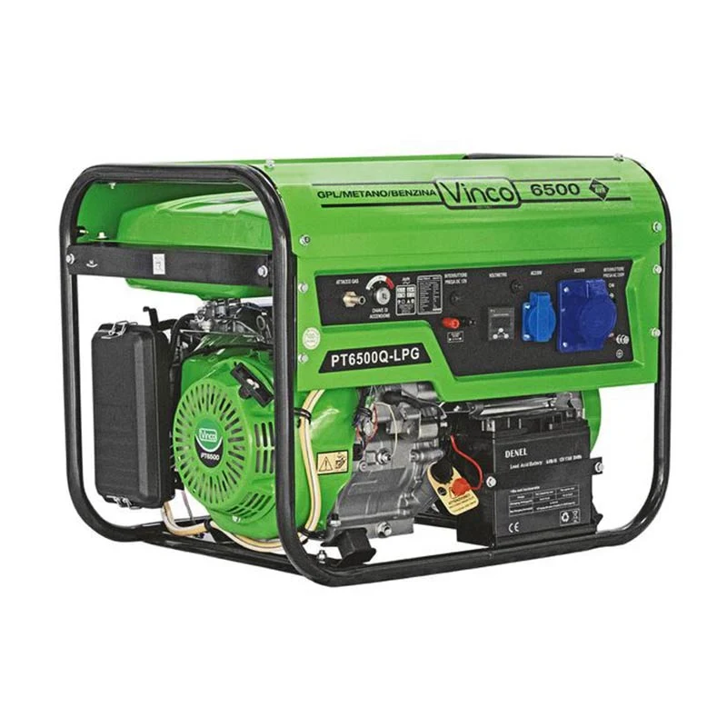 Vinco 60171 - Generatore di corrente, GPL, Benzina, Metano 5,8Kw