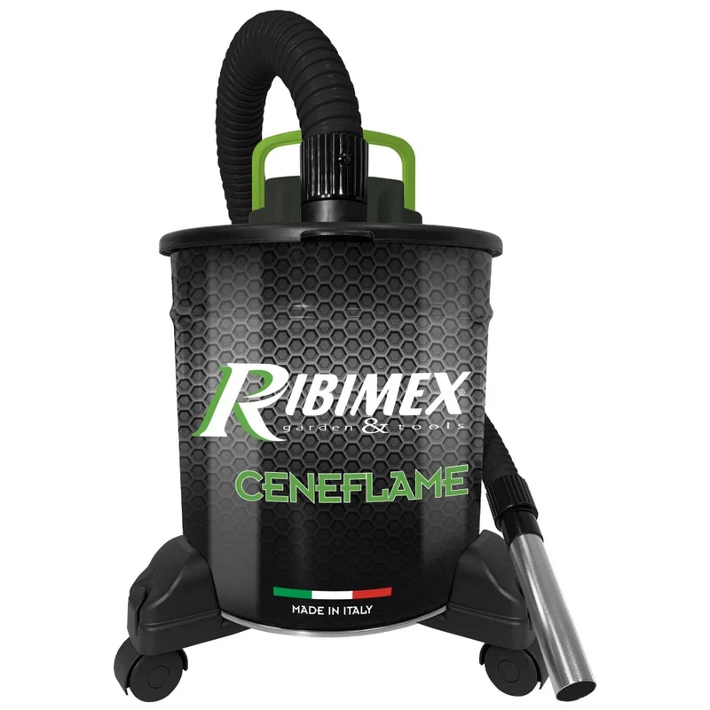 Aspiracenere Ribimex CENEFLAME - 1200 watt - 18 litri , MADE IN ITALY