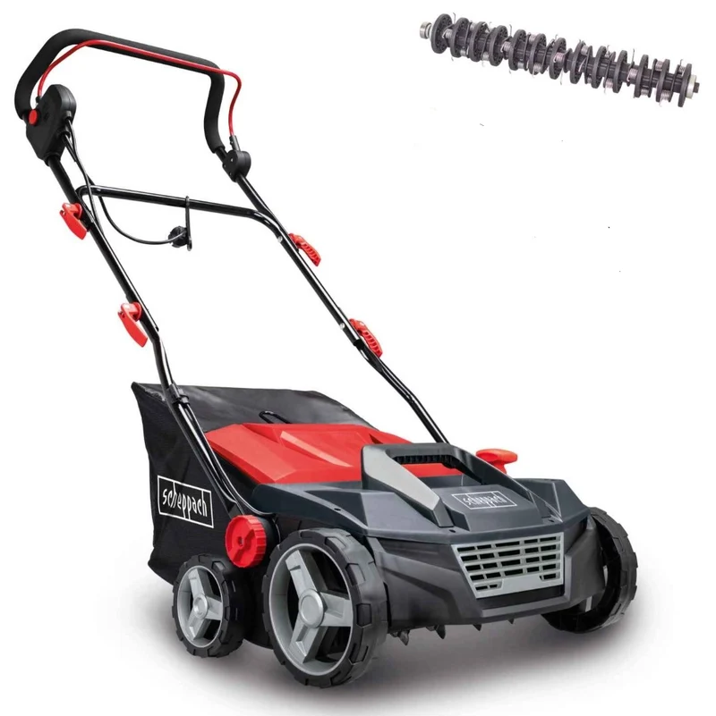 Scheppach SC38 - Arieggiatore scarificatore elettrico 38cm 45lt 16-24 lame