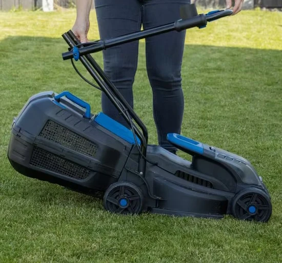Scheppach bc-mp320-x rasaerba Brushless a batteria 20V , taglio 32 mm , 1 batteria 4.0Ah + caricabatteria inclusi