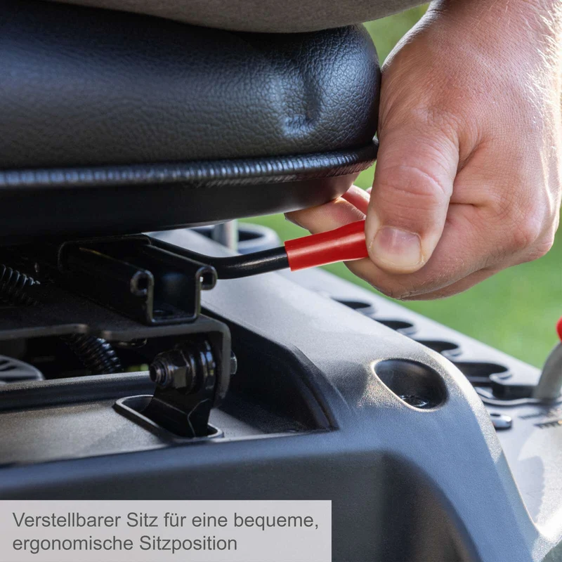 Scheppach MR200-61 - Trattorino rasaerba a benzina avviamento elettrico - cilindrata 196cc - taglio 61cm