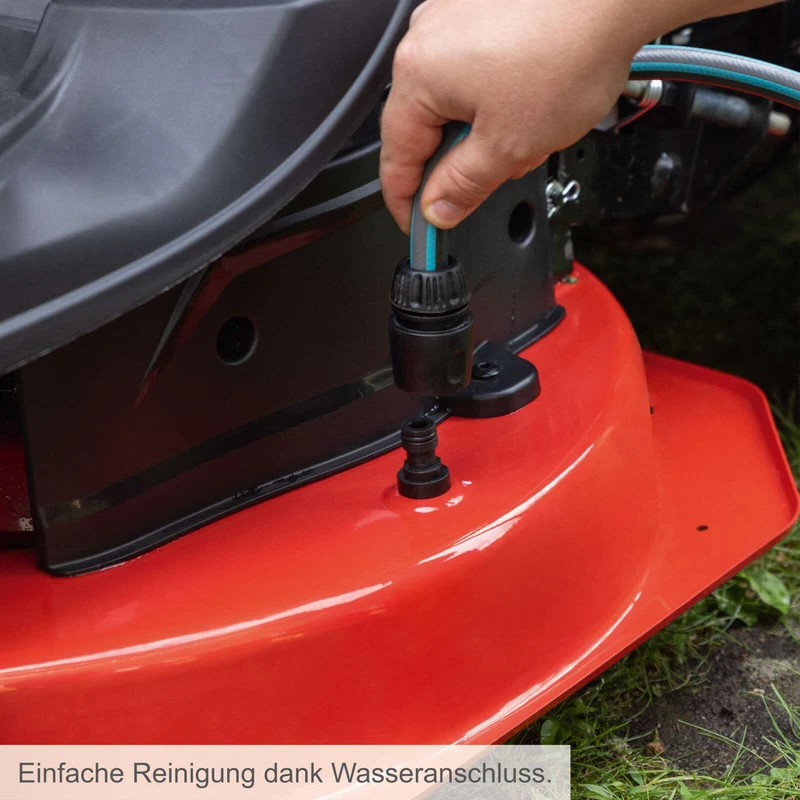 Scheppach MR200-61 - Trattorino rasaerba a benzina avviamento elettrico - cilindrata 196cc - taglio 61cm