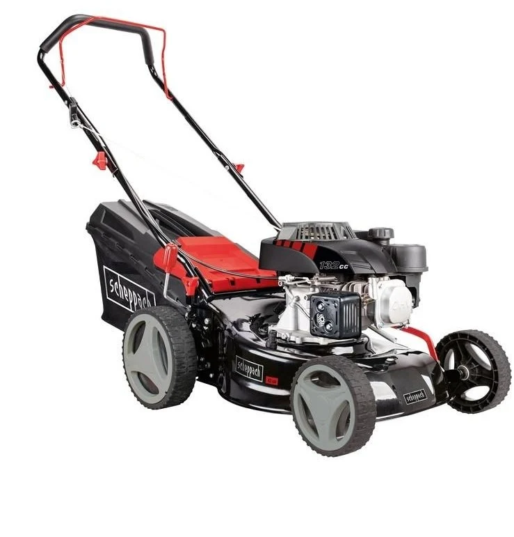 Scheppach mp132-42 Rasaerba tagliaerba a scoppio a spinta 3in1 132cc taglio 42cm, scocca in metallo