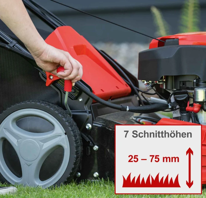 Scheppach MS173-51E - Rasaerba a scoppio semovente avviamento elettrico 173cc - Taglio 51cm
