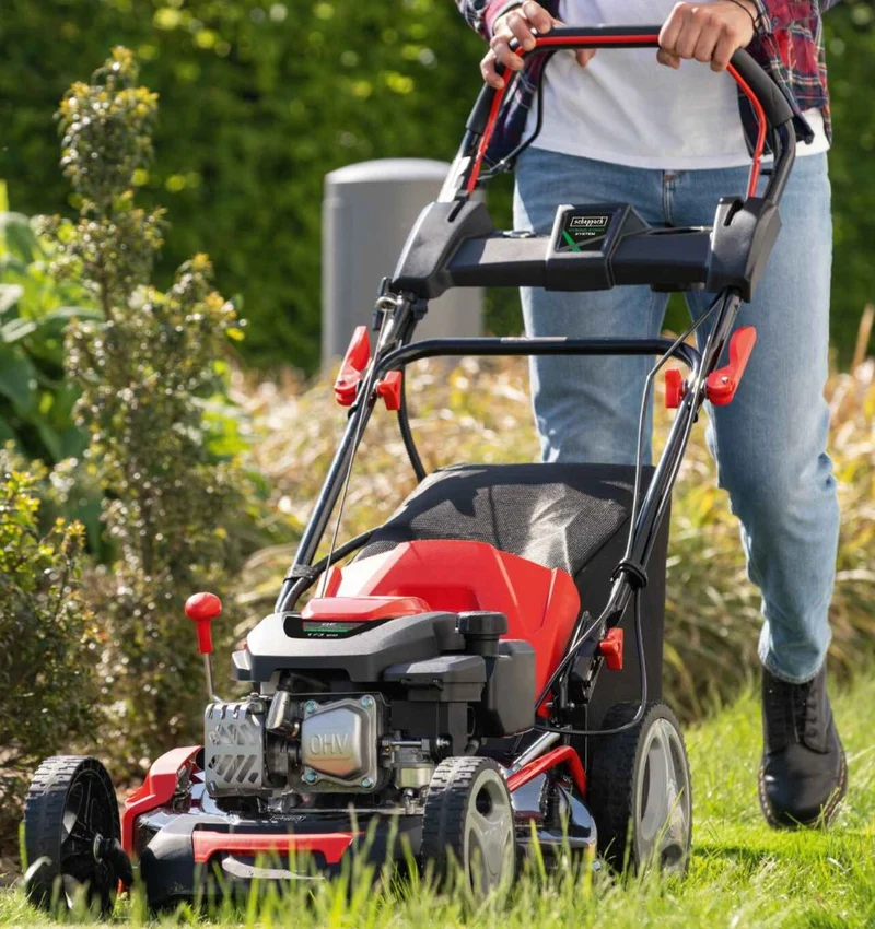 Scheppach MS173-51E - Rasaerba a scoppio semovente avviamento elettrico 173cc - Taglio 51cm