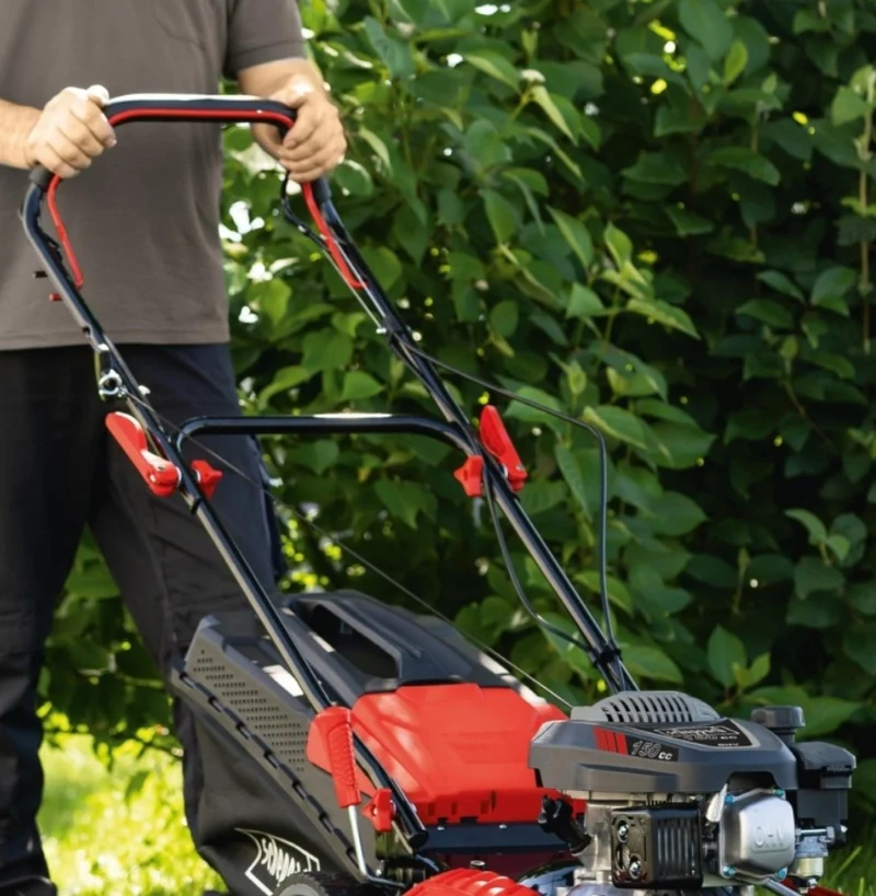 Scheppach MS161-46 taglio 46 cm, trazione semovente 150 cc 6in1