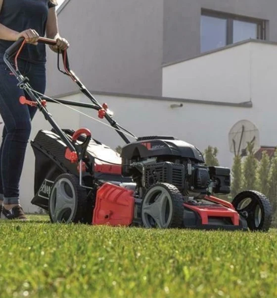 Scheppach MS225-53 - Rasaerba tagliaerba a scoppio semovente 225cc 53cm
