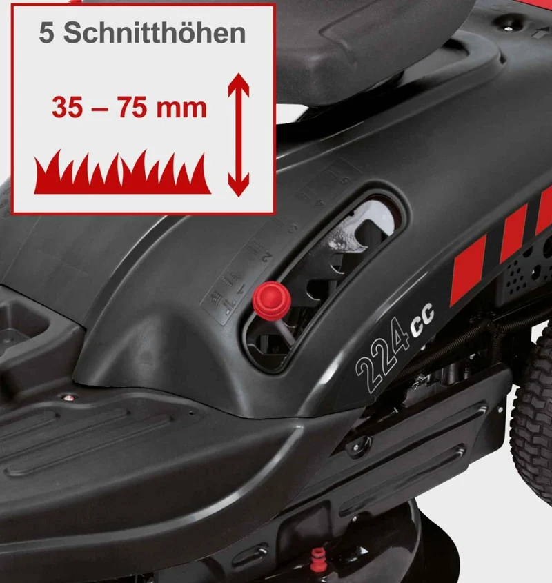Scheppach mr224-61 Minirider benzina 224 cc 5 kW taglio 61 cm
