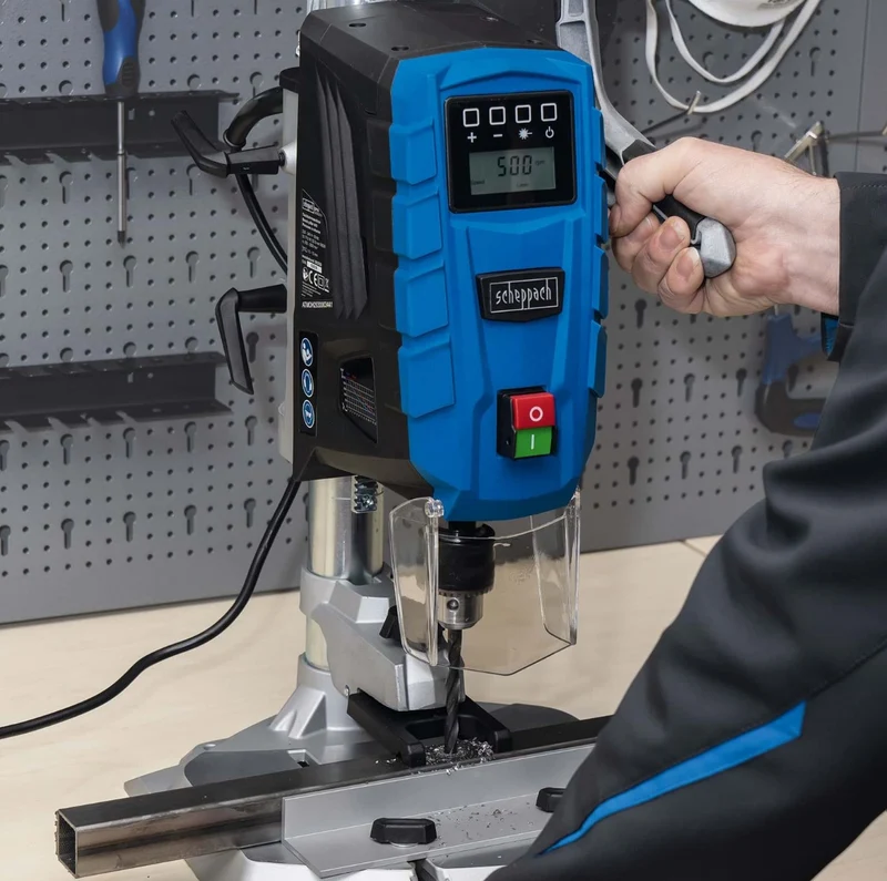 SCHEPPACH dp55 Trapano a colonna da banco con puntatore laser 710 w 220v