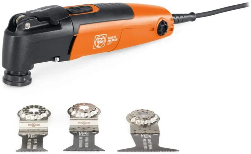 FEIN MultiMaster MM300 Plus start - Utensile multifunzione - 3 lame e-cut