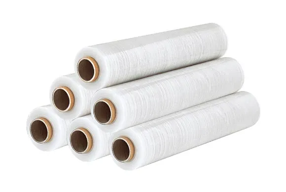 6 ROTOLI - Film estensibile manuale TRASPARENTE 23 µm - bobina da 2,4 kg altezza 50cm lunghezza 180mt