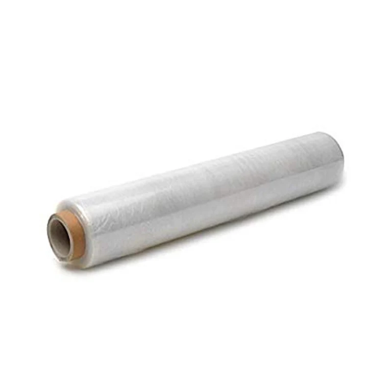 6 ROTOLI - Film estensibile manuale TRASPARENTE 23 µm - bobina da 2,4 kg altezza 50cm lunghezza 180mt