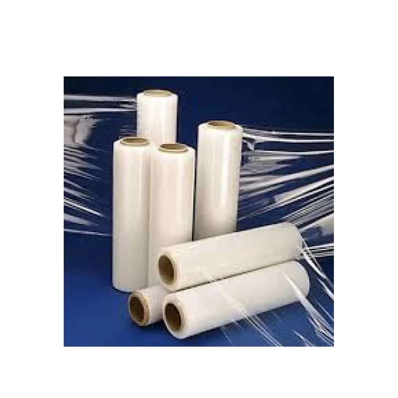 6 ROTOLI - Film estensibile manuale TRASPARENTE 23 µm - bobina da 2,4 kg altezza 50cm lunghezza 180mt