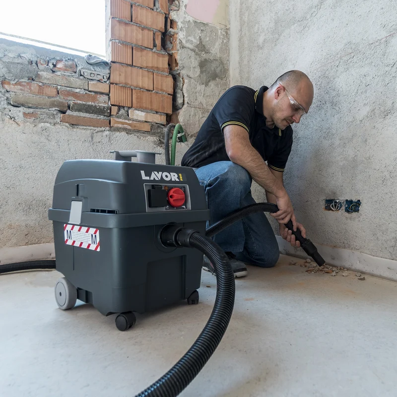 Lavor Pro WORKER EM - Aspirapolvere Aspiraliquidi specifico per EDILIZIA