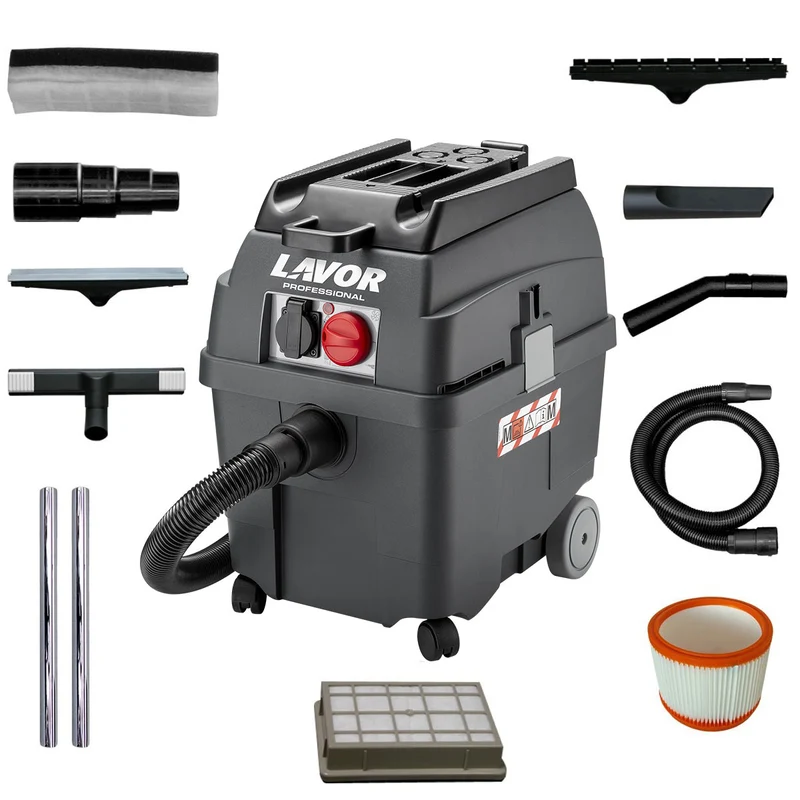 Lavor Pro WORKER EM - Aspirapolvere Aspiraliquidi specifico per EDILIZIA
