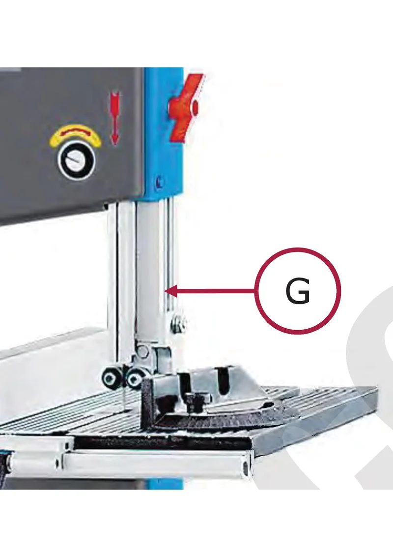 Fervi FC94/245 - Sega a nastro per legno 245mm