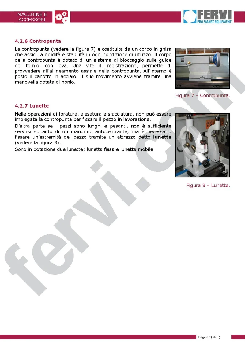 Fervi T998/230V3A - Tornio parallelo passaggio con visualizzatore