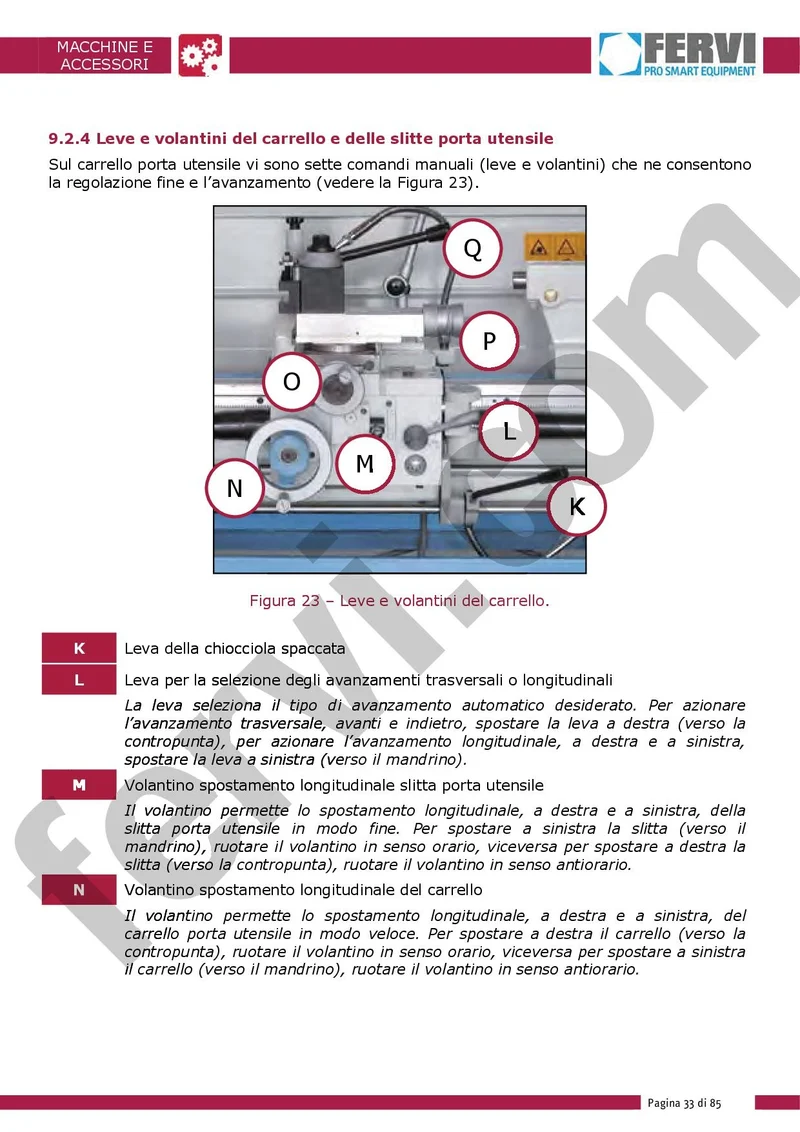 Fervi T998/230V3A - Tornio parallelo passaggio con visualizzatore