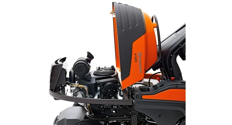 Trattorino con piatto frontale Husqvarna P 524