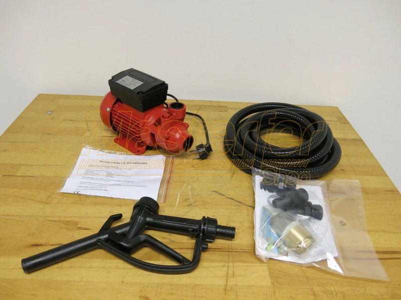 Pompa travaso gasolio Ribimex PRKG115A - con KIT PRO pronta all'uso