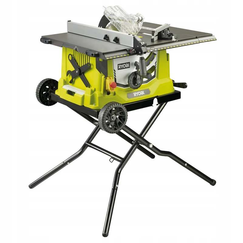 Ryobi RTS1800EF-G 1800W - Banco sega 1800W con Soft-Start, prolunghe, base retrattile e ruote
