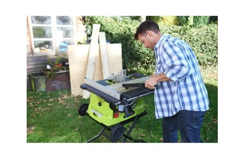 Ryobi RTS1800EF-G 1800W - Banco sega 1800W con Soft-Start, prolunghe, base retrattile e ruote
