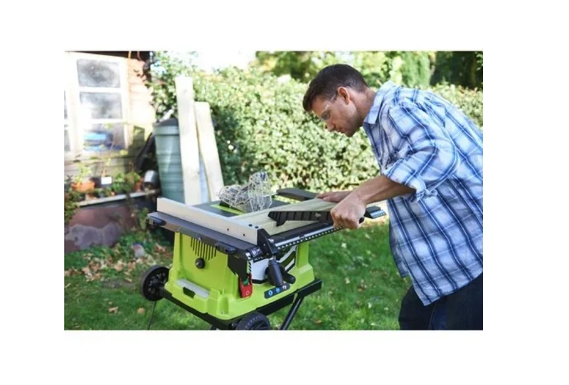 Ryobi RTS1800EF-G 1800W - Banco sega 1800W con Soft-Start, prolunghe, base retrattile e ruote