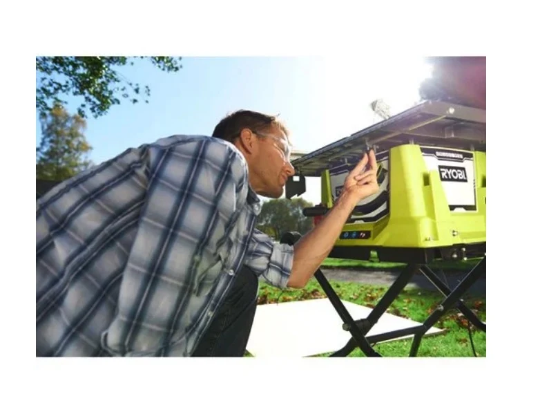 Ryobi RTS1800EF-G 1800W - Banco sega 1800W con Soft-Start, prolunghe, base retrattile e ruote