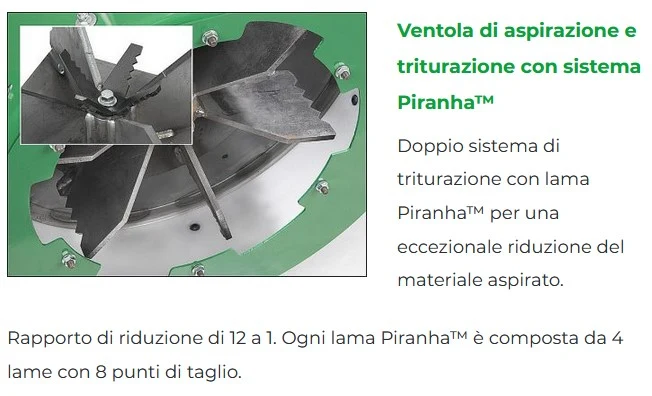 Aspirafoglie da cassone Billy Goat DL1302HEU - motore Honda GX390