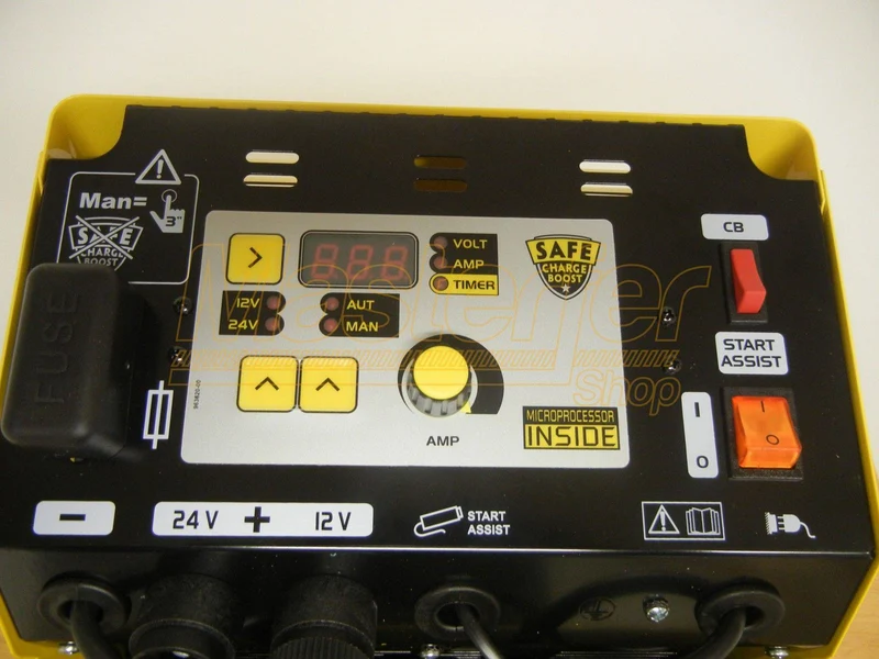 Avviatore caricabatterie mantenitore 12-24V - Deca SC 30/400 (carica 30 A - avviamento 400 A) con Microprocessore