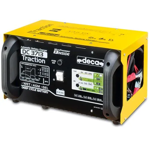 Caricabatterie (deep cycle - traction) 6-12-24V - Deca DC 3713 Traction (carica 37 A)