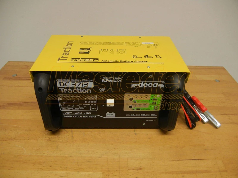 Caricabatterie (deep cycle - traction) 6-12-24V - Deca DC 3713 Traction (carica 37 A)