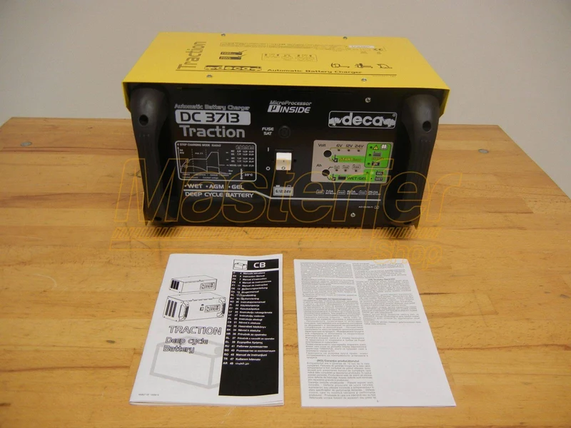 Caricabatterie (deep cycle - traction) 6-12-24V - Deca DC 3713 Traction (carica 37 A)