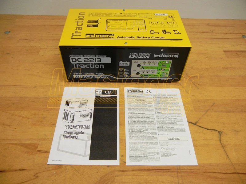 Caricabatterie (deep cycle - traction) 6-12-24V - Deca DC 2213 Traction (carica 22 A)