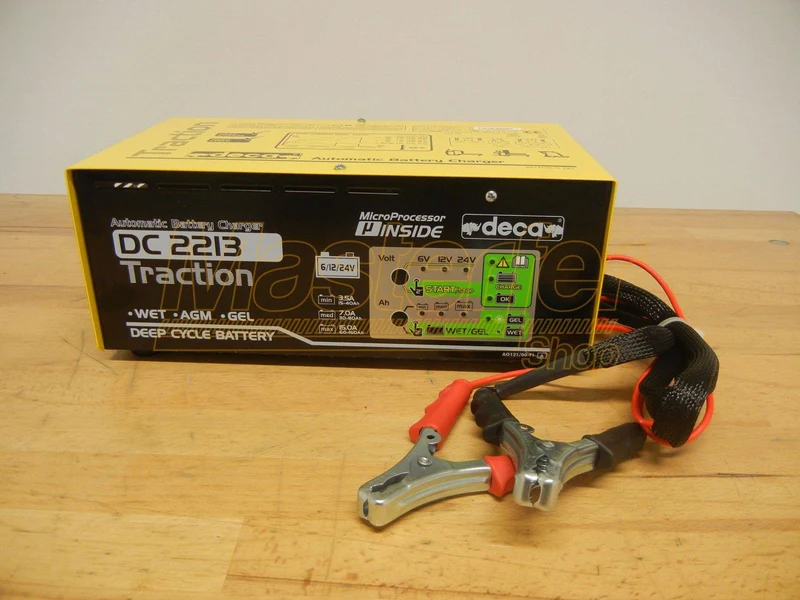 Caricabatterie (deep cycle - traction) 6-12-24V - Deca DC 2213 Traction (carica 22 A)