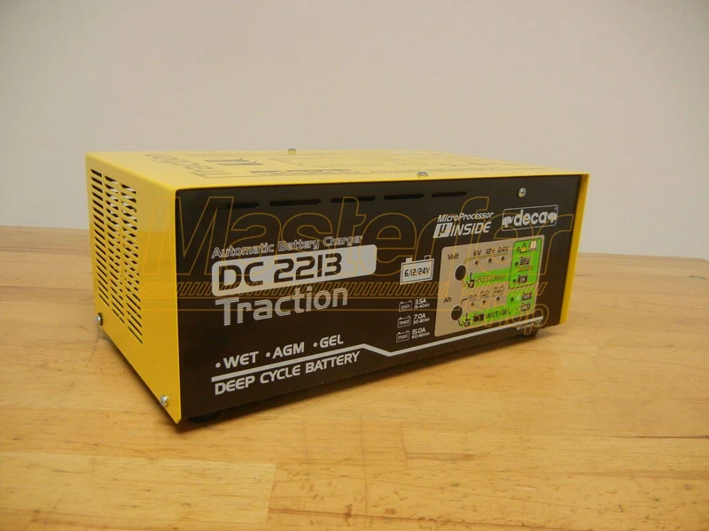 Caricabatterie (deep cycle - traction) 6-12-24V - Deca DC 2213 Traction (carica 22 A)