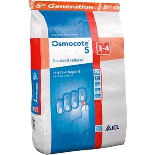 OSMOCOTE 5 S-CURVO 3-4M - 25 KG