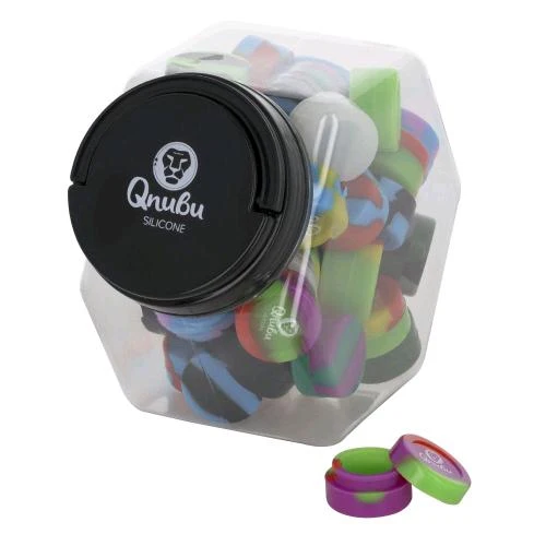 QNUBU - CONTENITORI IN SILICONE DA 5 ML (50 UNITÀ)