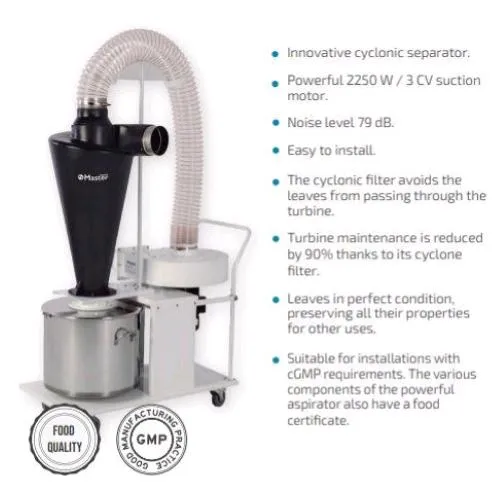 NOVITÀ - MASTERTRIMMER - RACCOGLIFOGLIE TRIM FILTER - MT TUMBLER 500 (grado alimentare gmp)