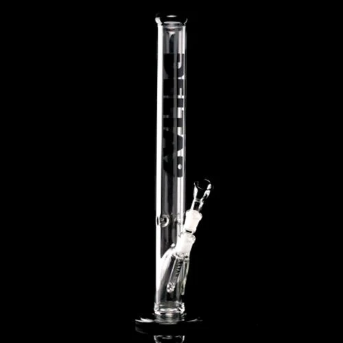 BONG BEAKER CON RIDUZIONI - 7MM - LOGO NERO - CORONA SOLIDA NERA