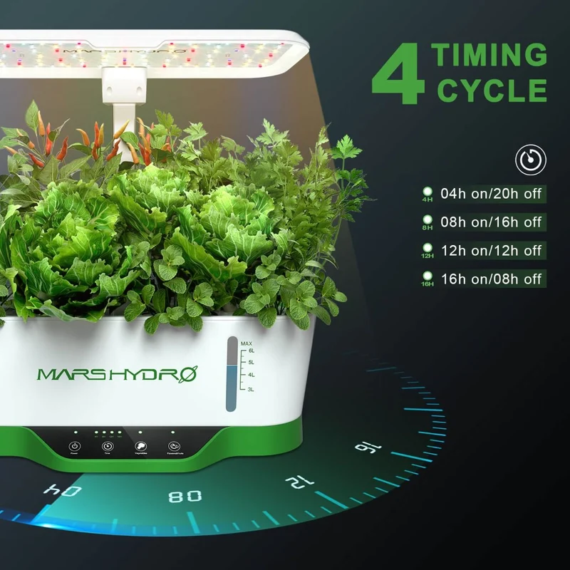 Mars Hydro Hydroline12 Sistema di coltivazione idroponica a LED per piantine e cloni