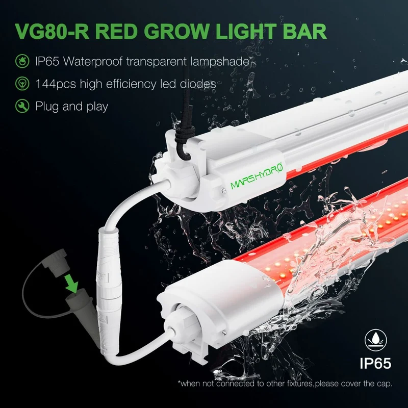 Mars Hydro VG80 LED rosso per la crescita delle piante da interno Supplementare 650-665nm Spettro esteso