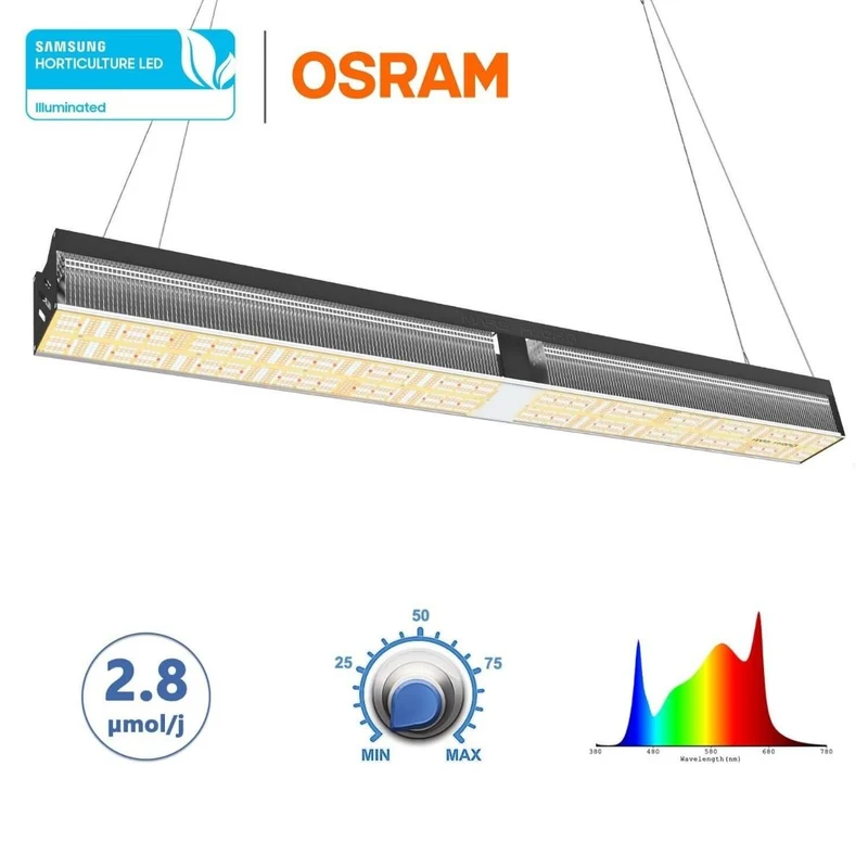 Mars Hydro SP 6500 Samsung LM301B 650W Serra LED Grow Light