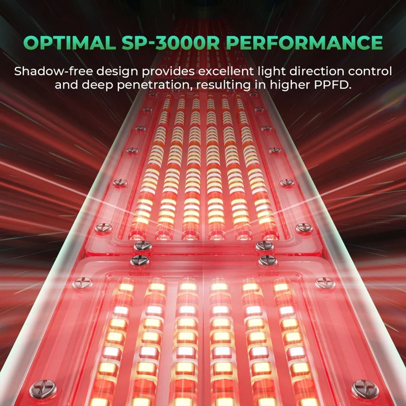 Mars Hydro SP 3000R 650-665nm Red Spectrum LED Grow Light per serra illuminazione supplementare o superiore