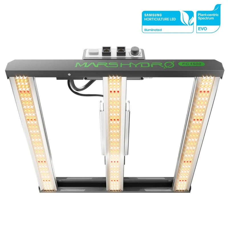 Mars Hydro FC1500-EVO Samsung LM301H EVO 150W dimmerabile LED Grow Light per 2.3'X2.3' Grow Tent Veg Flower